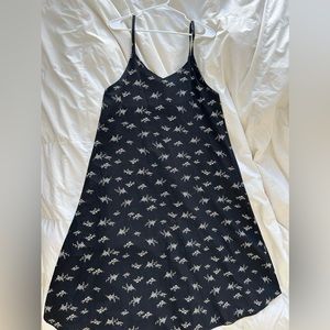 Korean Jumper Dress with flower detailing